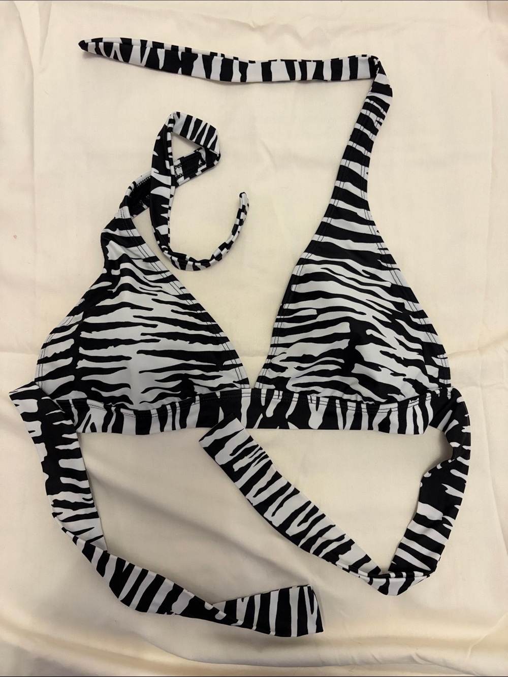 Mossimo zebra bikini top